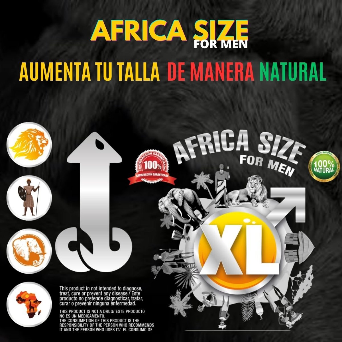 Africa Size XL For Men - Imagen 3